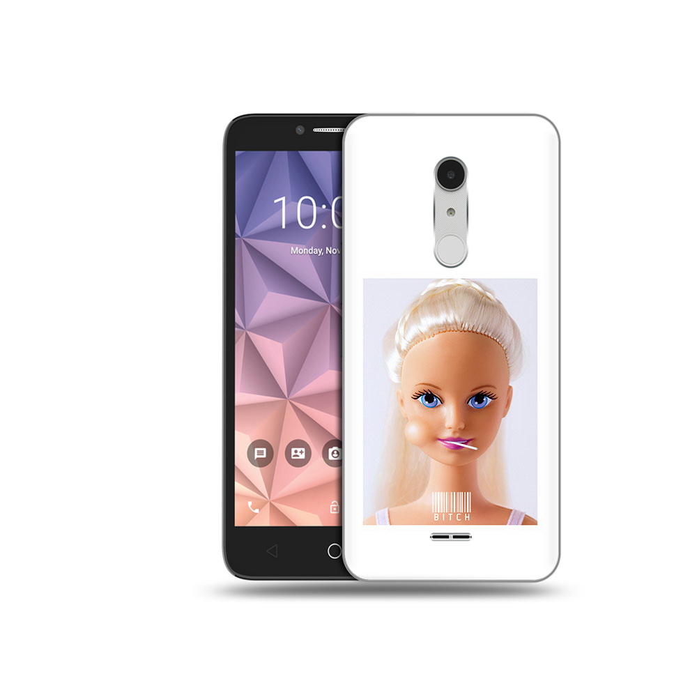 

Чехол MyPads Tocco для Alcatel A3 XL барби, Прозрачный, Tocco