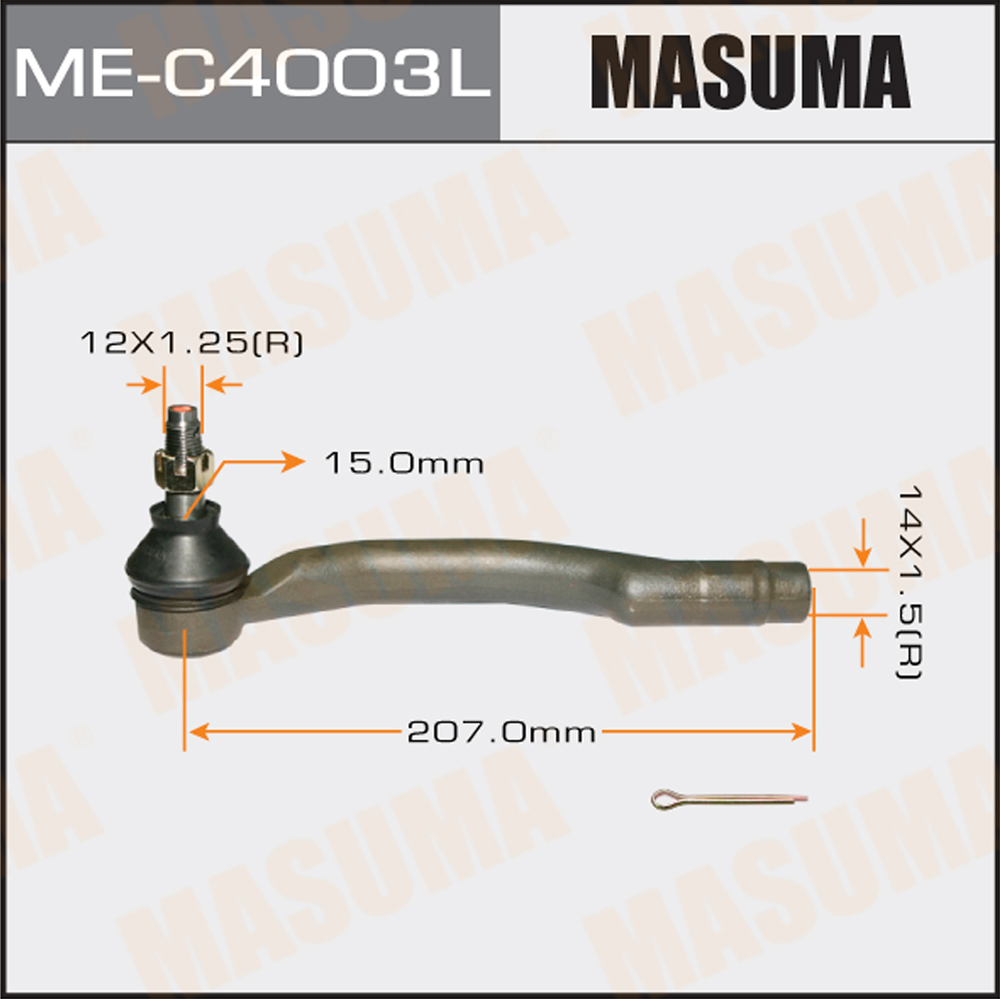 

Наконечник Рулевой Тяги L Mazda6 07- Lh Masuma арт. ME-C4003L