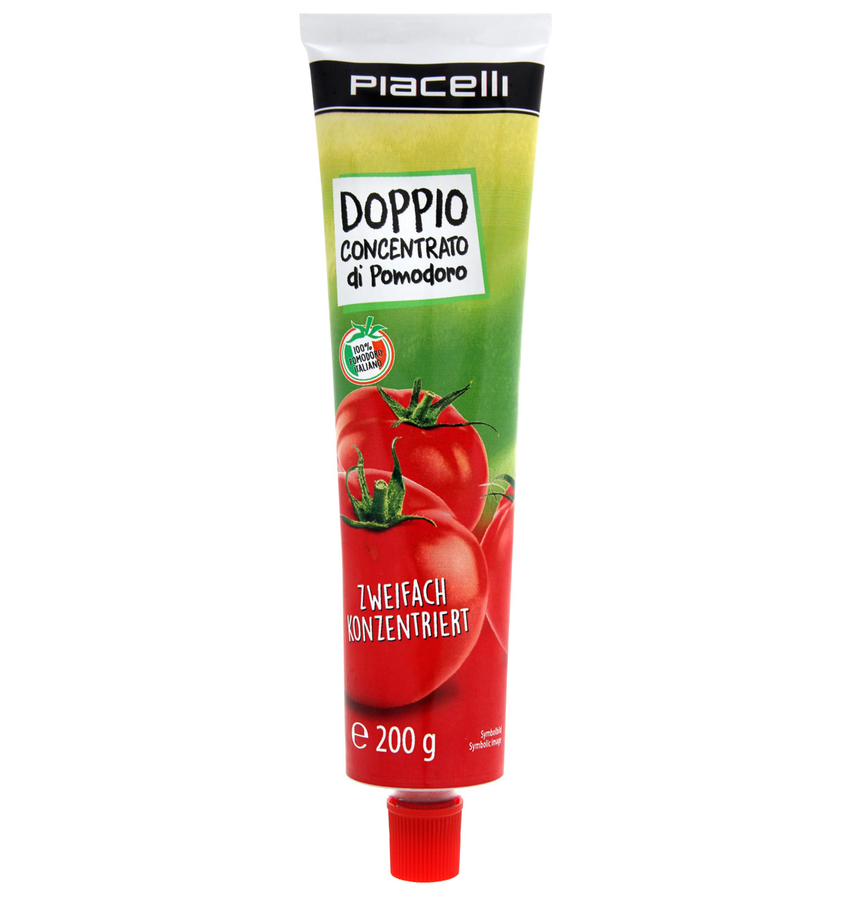 фото Томатная паста piacelli двойной концентрации tomato paste, 200г