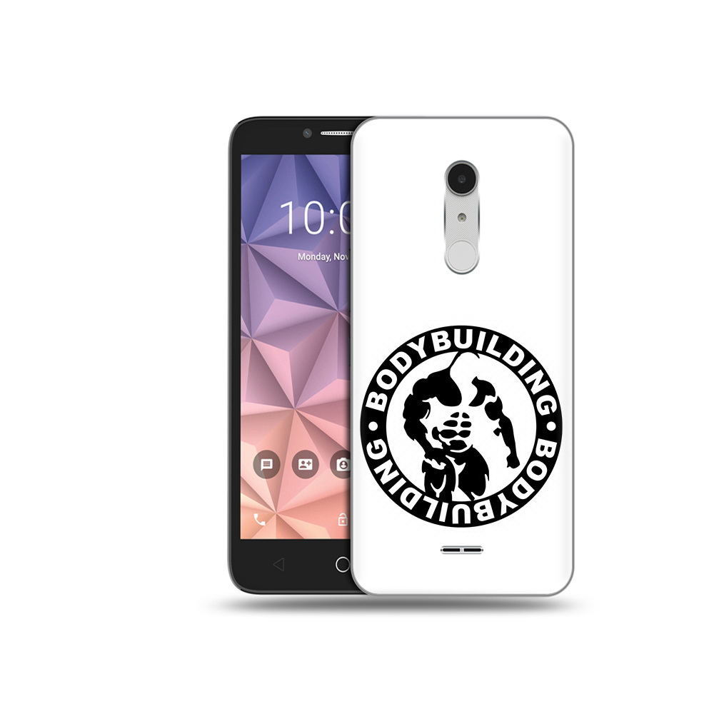 

Чехол MyPads Tocco для Alcatel A3 XL бодибилдинг, Прозрачный, Tocco