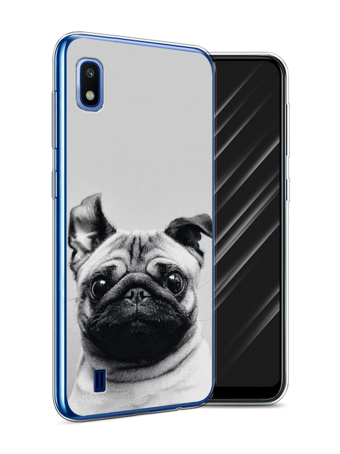 

Чехол Awog на Samsung Galaxy A10 "Ушастый мопс", Разноцветный, 27950-1