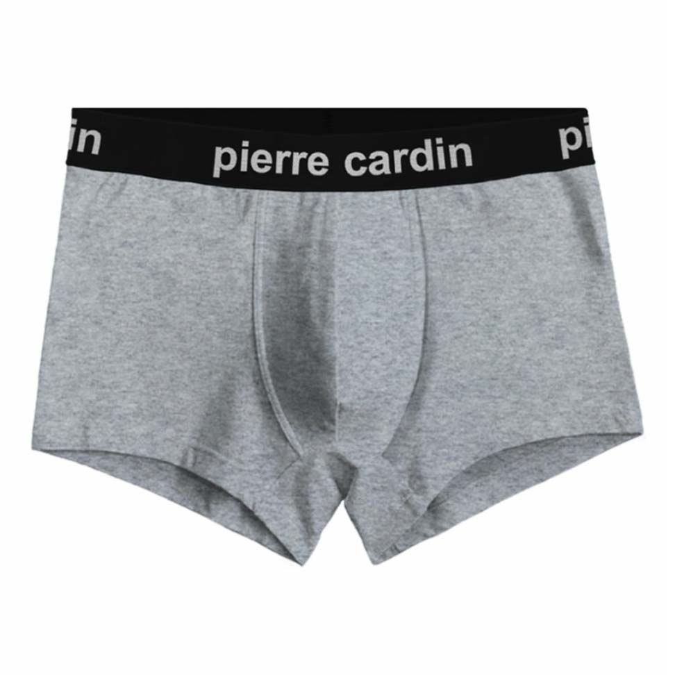 фото Трусы мужские pierre cardin pc00003 boxer grigio melange серые 3xl