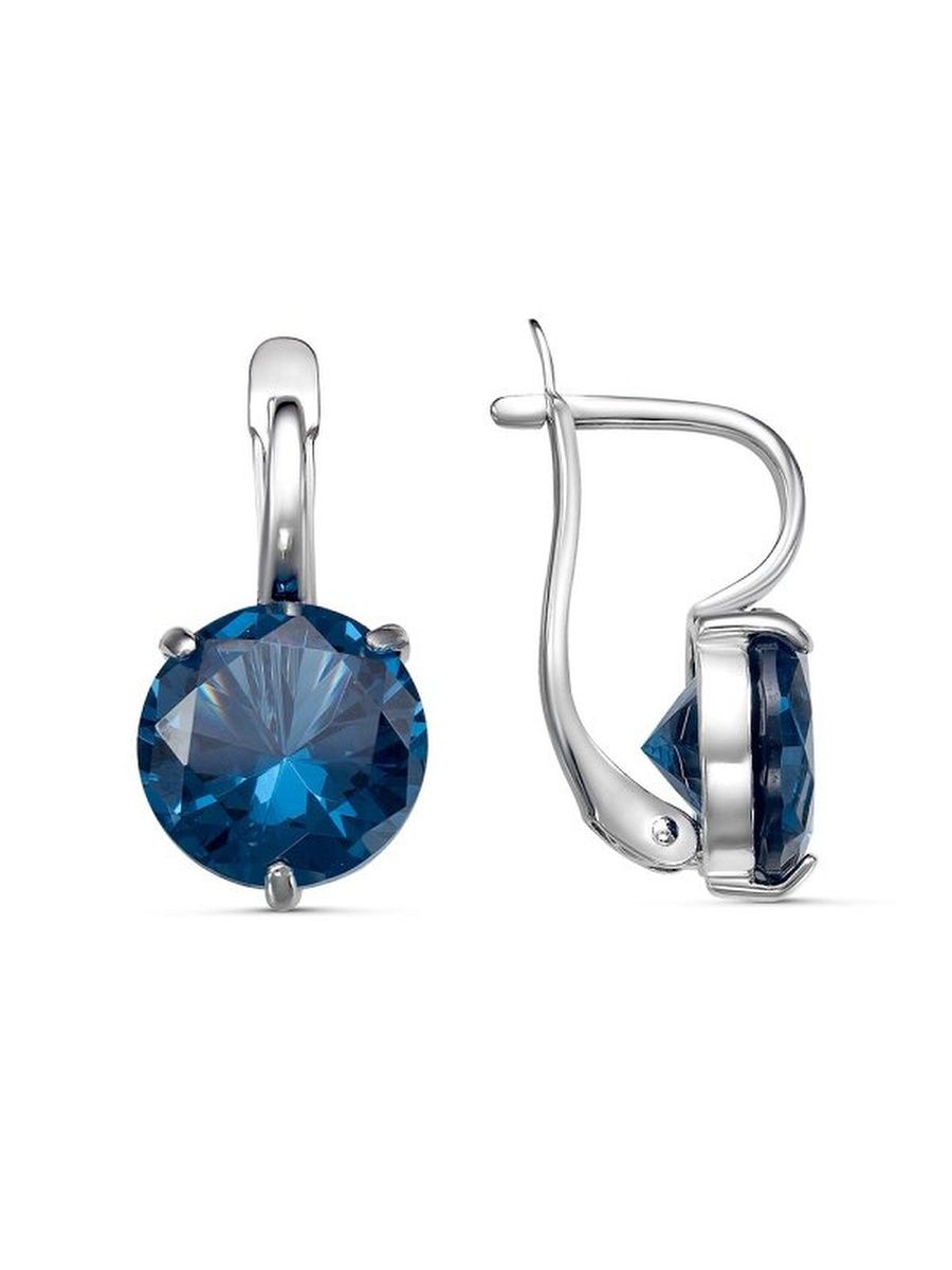 

Серьги из серебра TEO MAORI 83388370Д14, фианит, 83388370Д14
