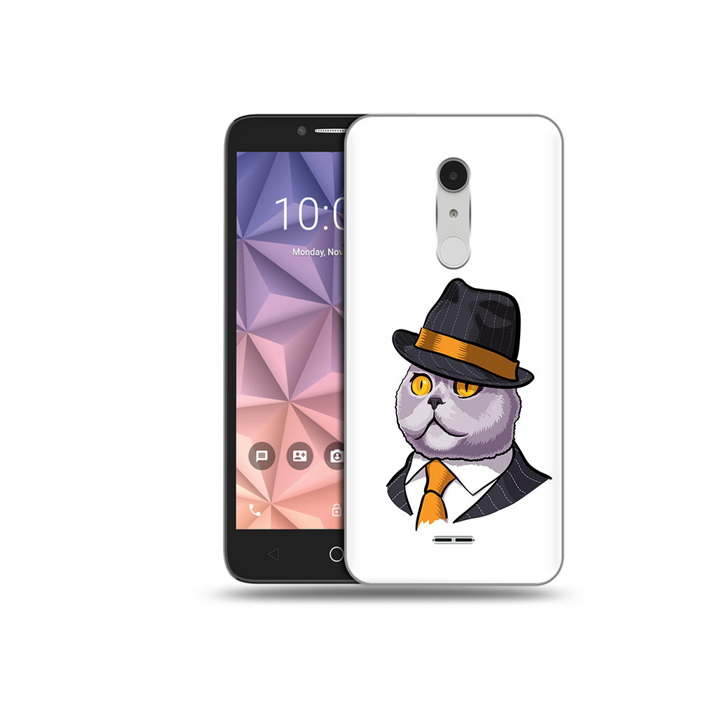

Чехол MyPads Tocco для Alcatel A3 XL британец, Прозрачный, Tocco