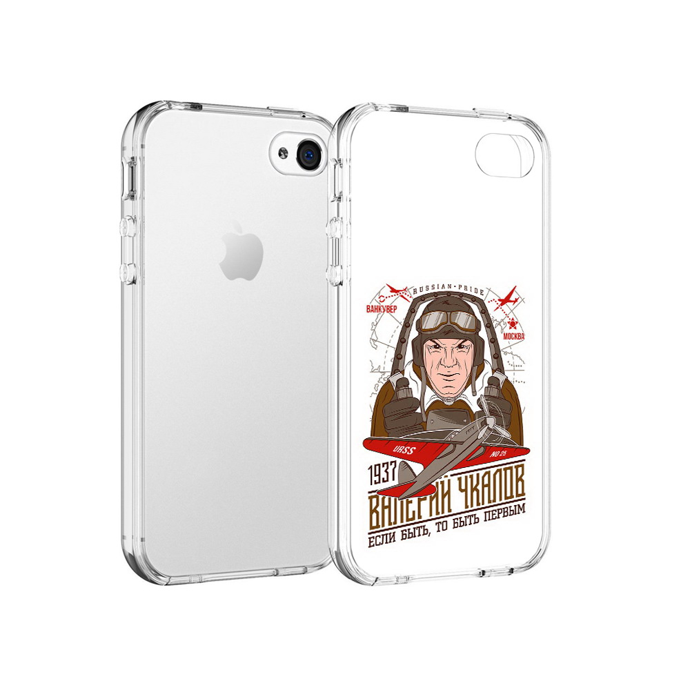 

Чехол MyPads Tocco для Apple iPhone 4 Чкалов, Прозрачный, Tocco