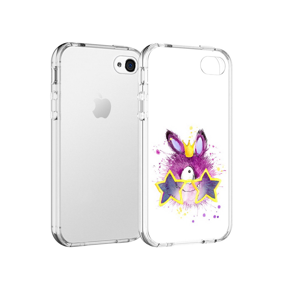 

Чехол MyPads Tocco для Apple iPhone 4 Шуршуля, Прозрачный, Tocco