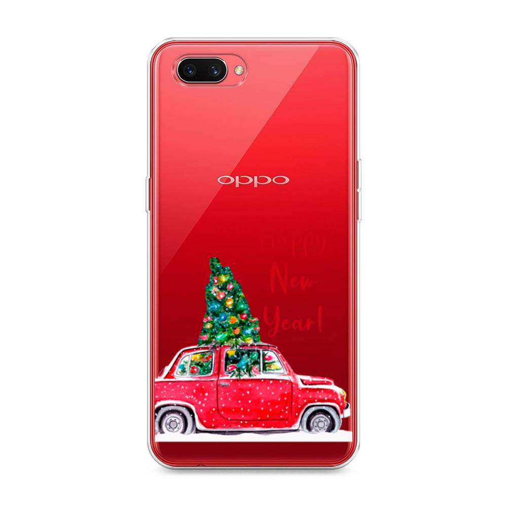 

Чехол для Oppo A3s "Happy New Year", Красный;зеленый, 250650-5