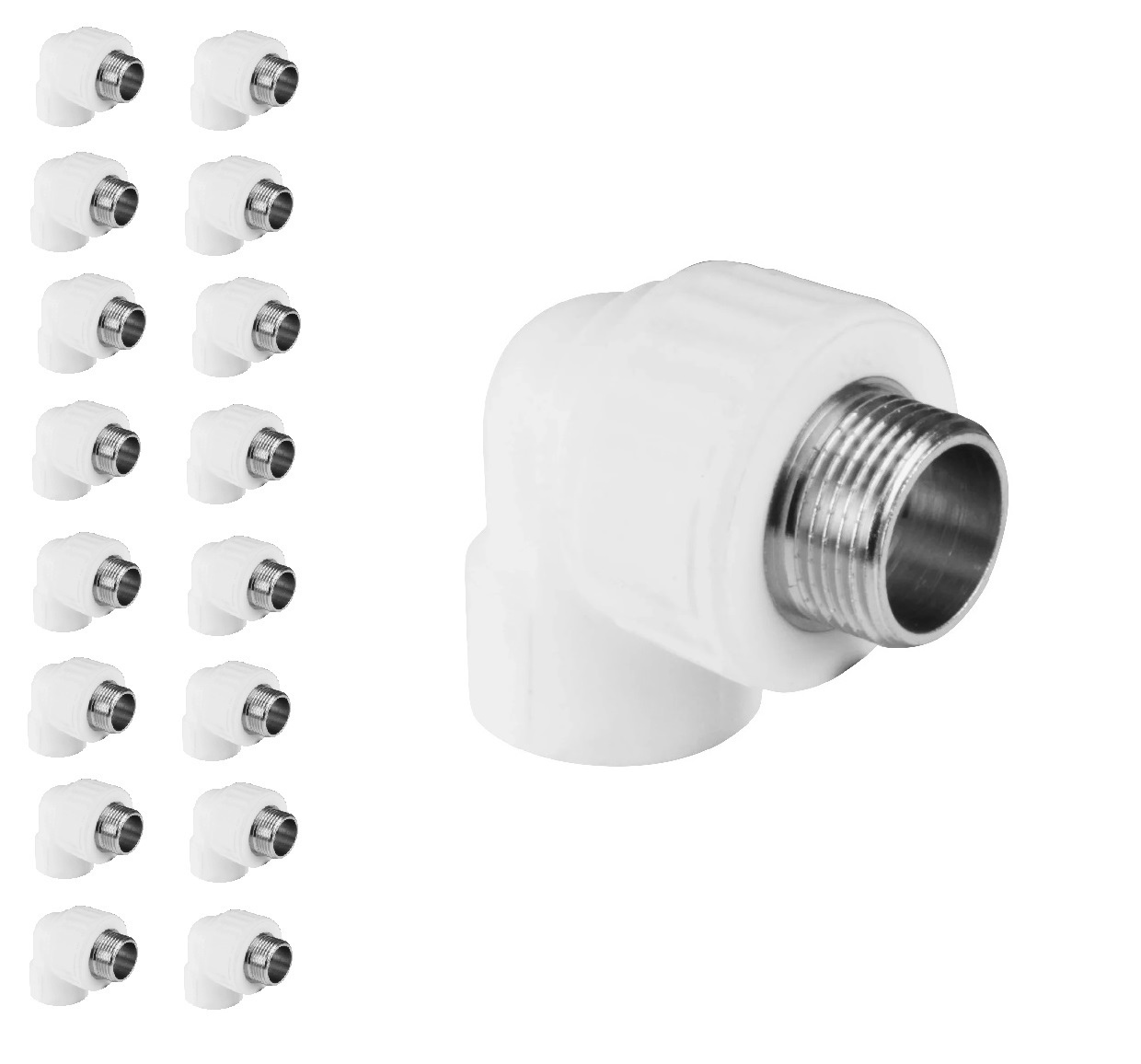 

Угольник переходной с наружной резьбой 25 мм х 3/4" Valfex (25шт) 10126025.25