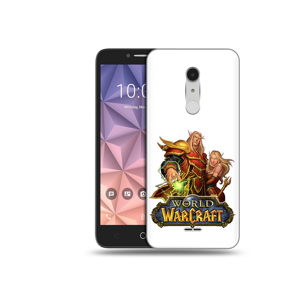

Чехол MyPads Tocco для Alcatel A3 XL варкрафт2, Прозрачный, Tocco