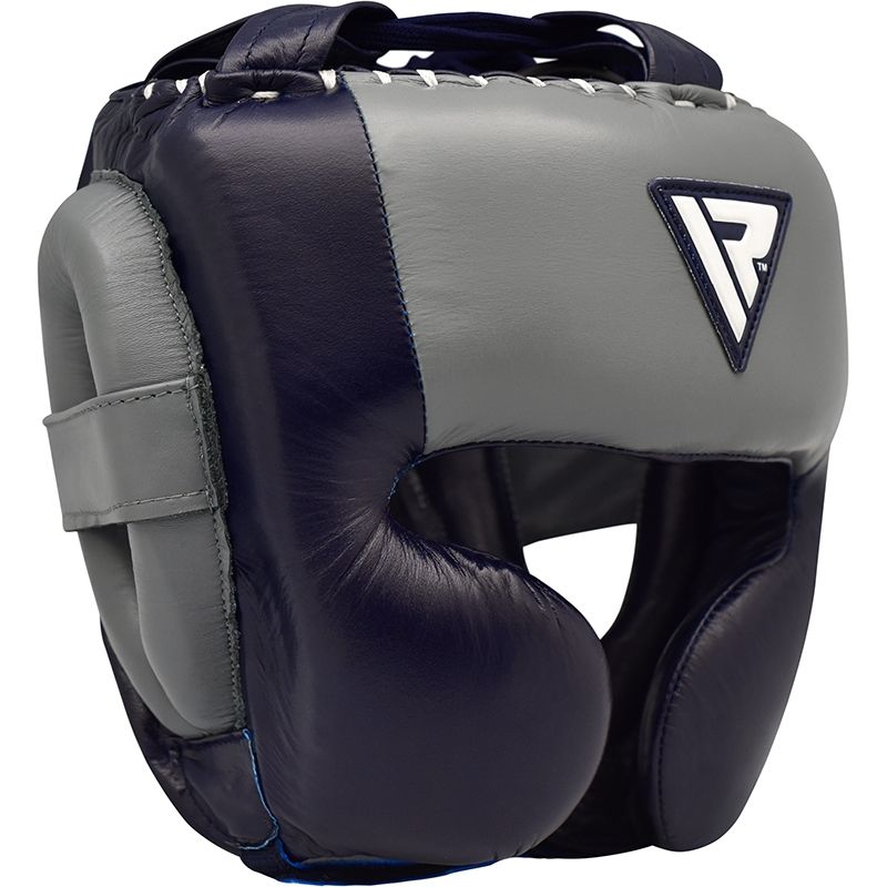 Шлем RDX Head Guard Leather PRO 1 Blue M