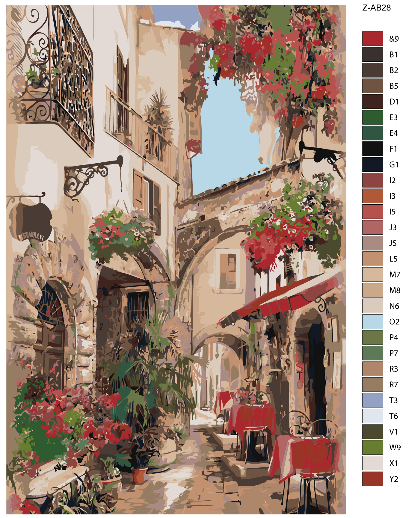 

Картина по номерам, Живопись по номерам, 80 x 120, Z-AB28, Z-AB28
