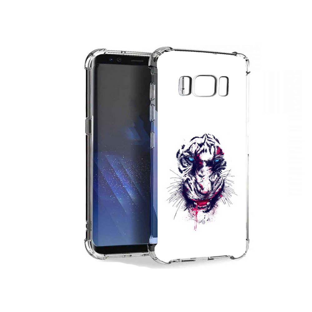 

Чехол MyPads Tocco для Samsung Galaxy S8+ безумный тигр, Tocco