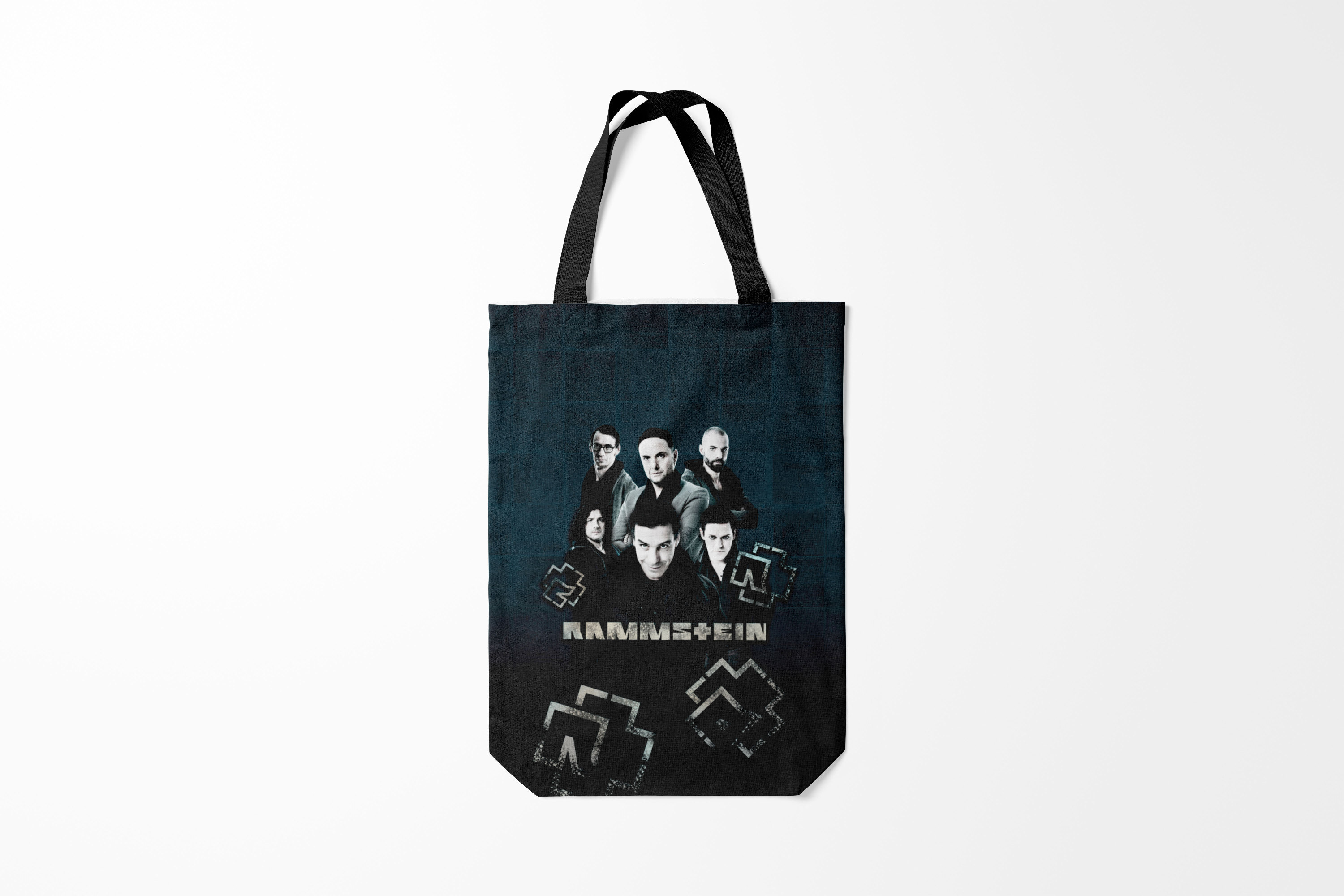 

Сумка шoппер унисекс Burnettie Rammstein, черный, Rammstein