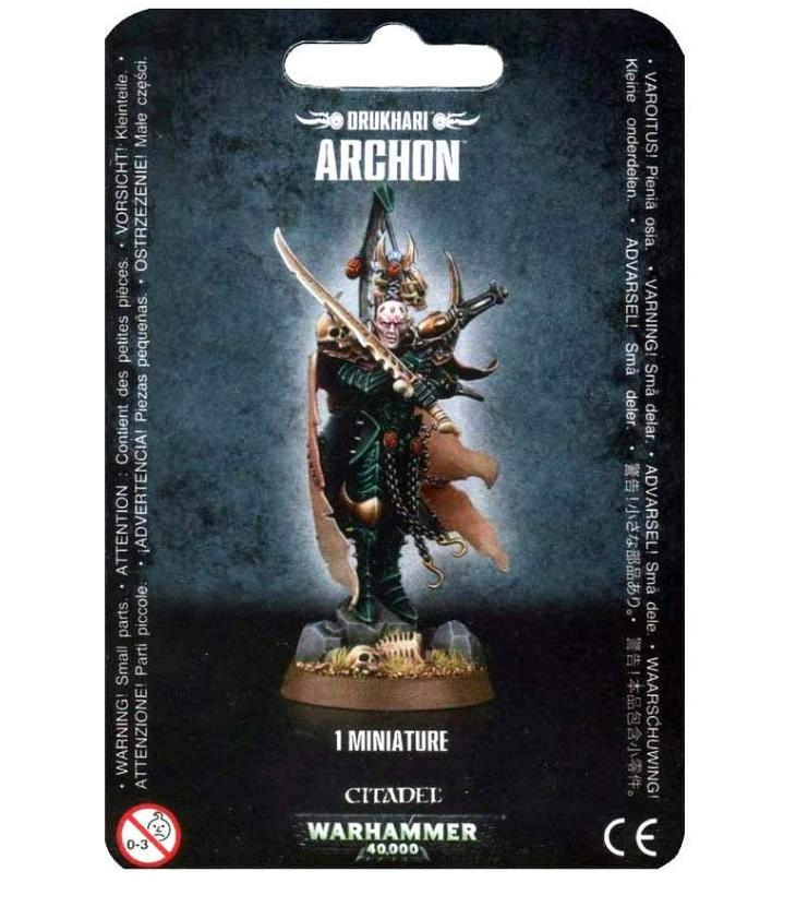 Миниатюра Corvus Belli для игры WH40K: Drukhari Archon