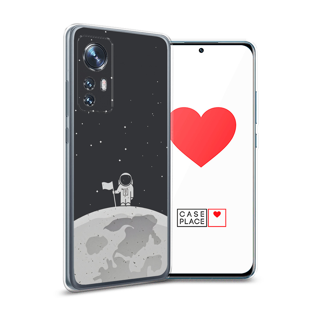 

Силиконовый чехол Awog "Первый на Луне" для Xiaomi 12, Черный, 312350-4