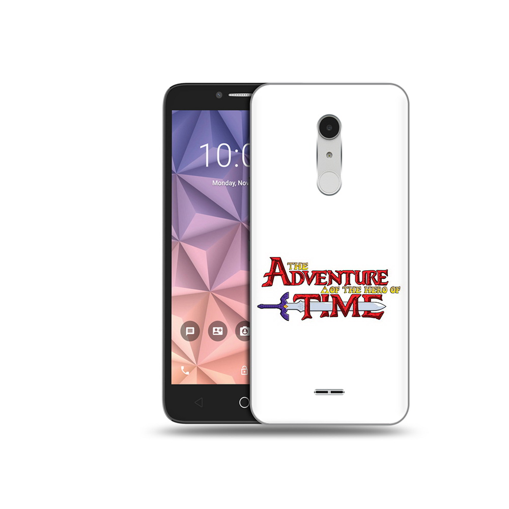 

Чехол MyPads Tocco для Alcatel A3 XL время приключений логотип, Прозрачный, Tocco