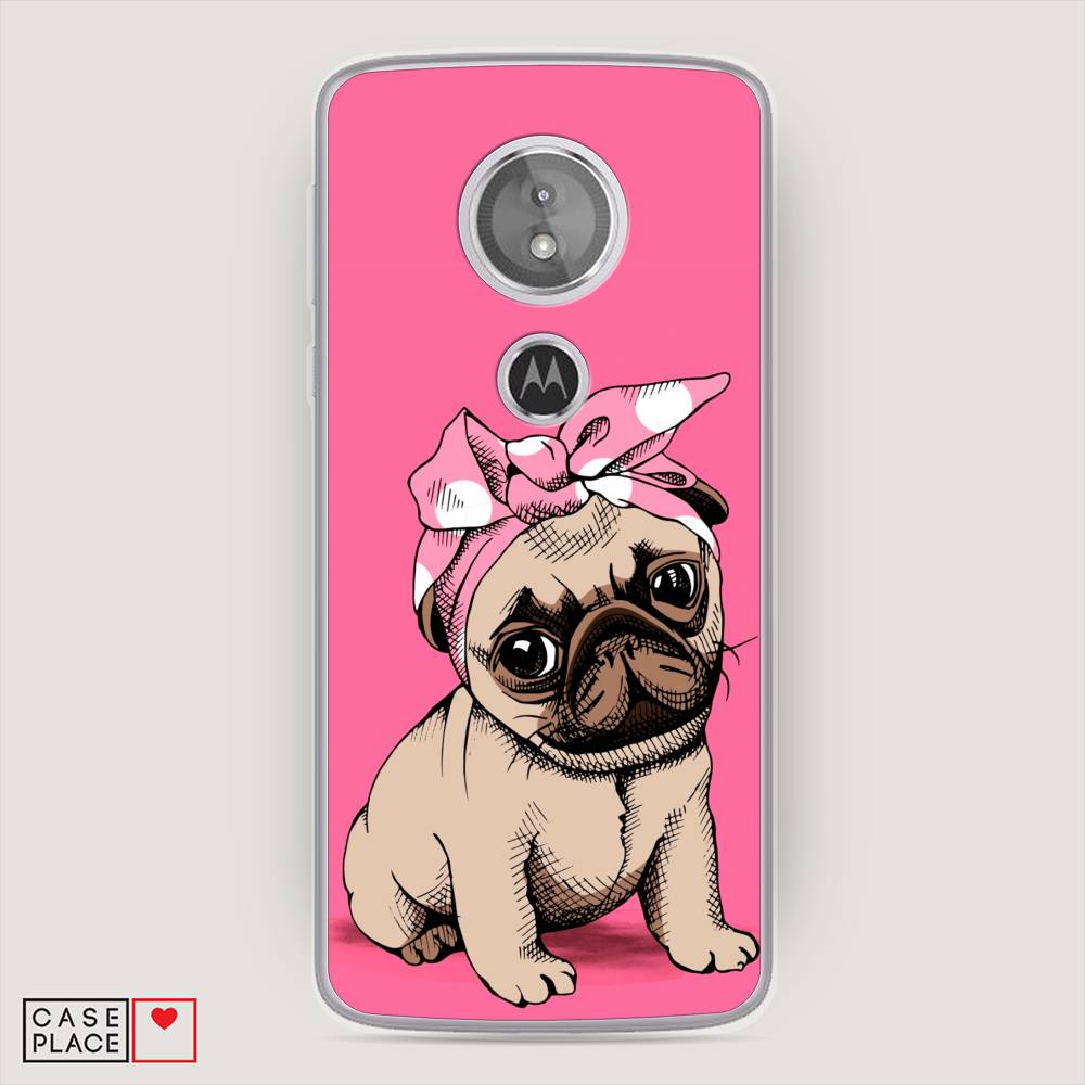 

Чехол Awog на Motorola Moto E5 / Моторола Мото E5 "Dog Pin-Up", Разноцветный, 241050-2