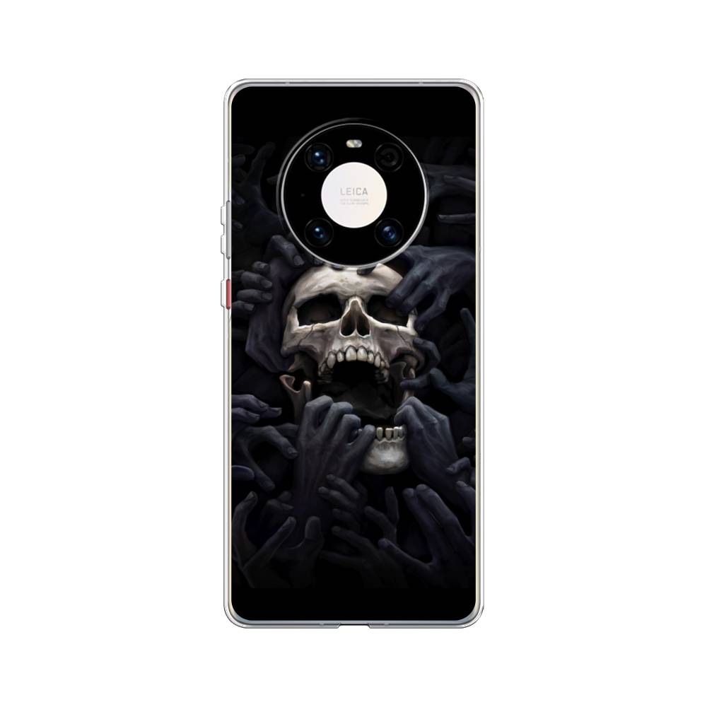 

Чехол Awog на Huawei Mate 40 Pro "Череп 29", Черный;серый, 6104450-9