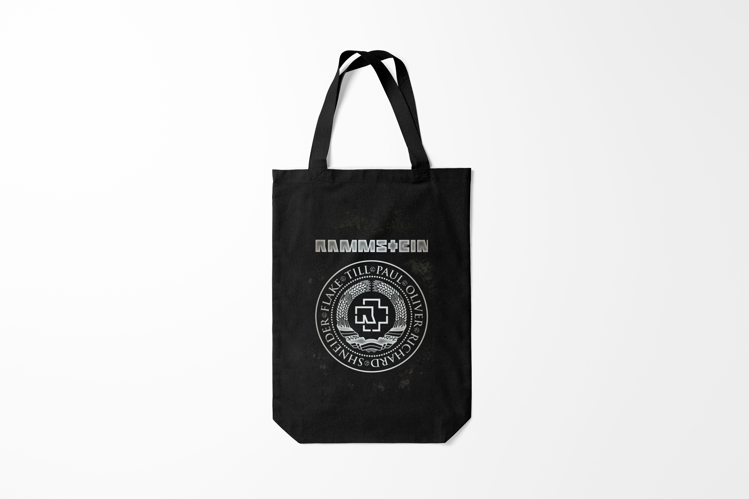 

Сумка шoппер унисекс Burnettie Rammstein, черный, Rammstein