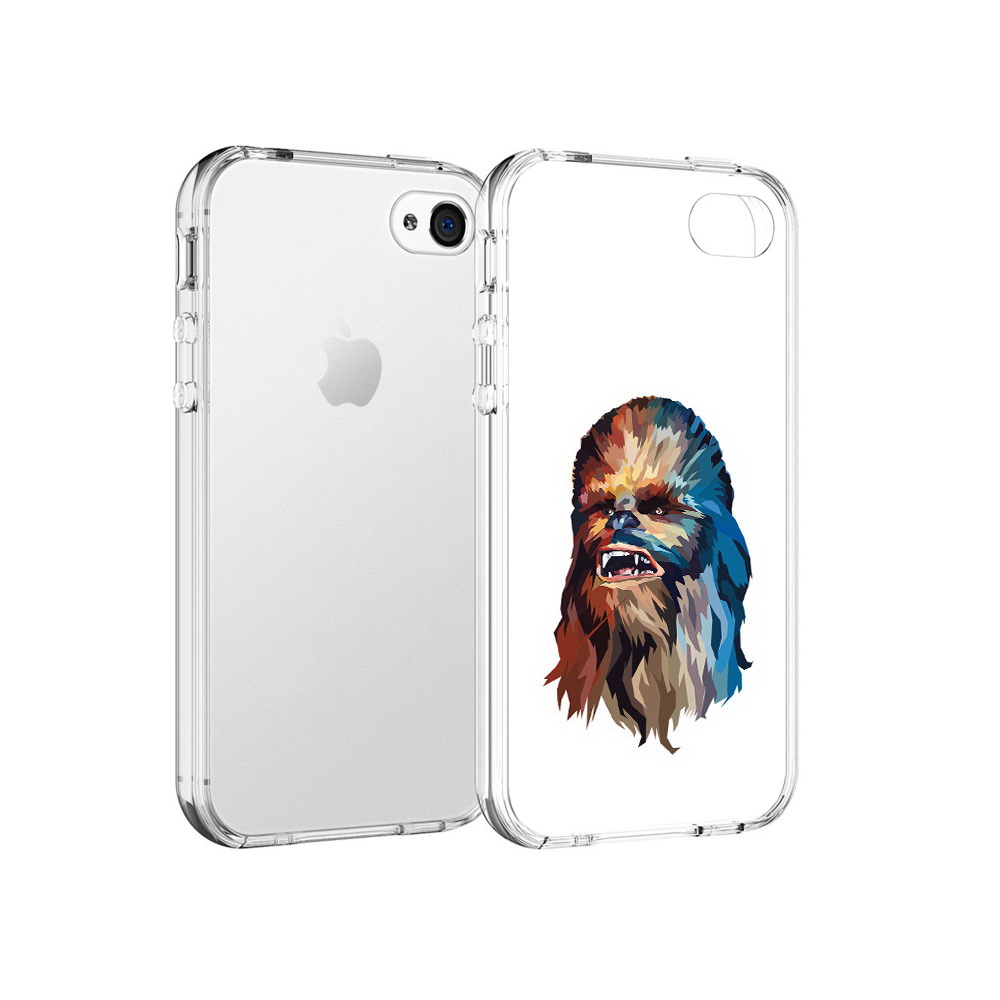 

Чехол MyPads Tocco для Apple iPhone 4 star wars звездные войны, Прозрачный, Tocco