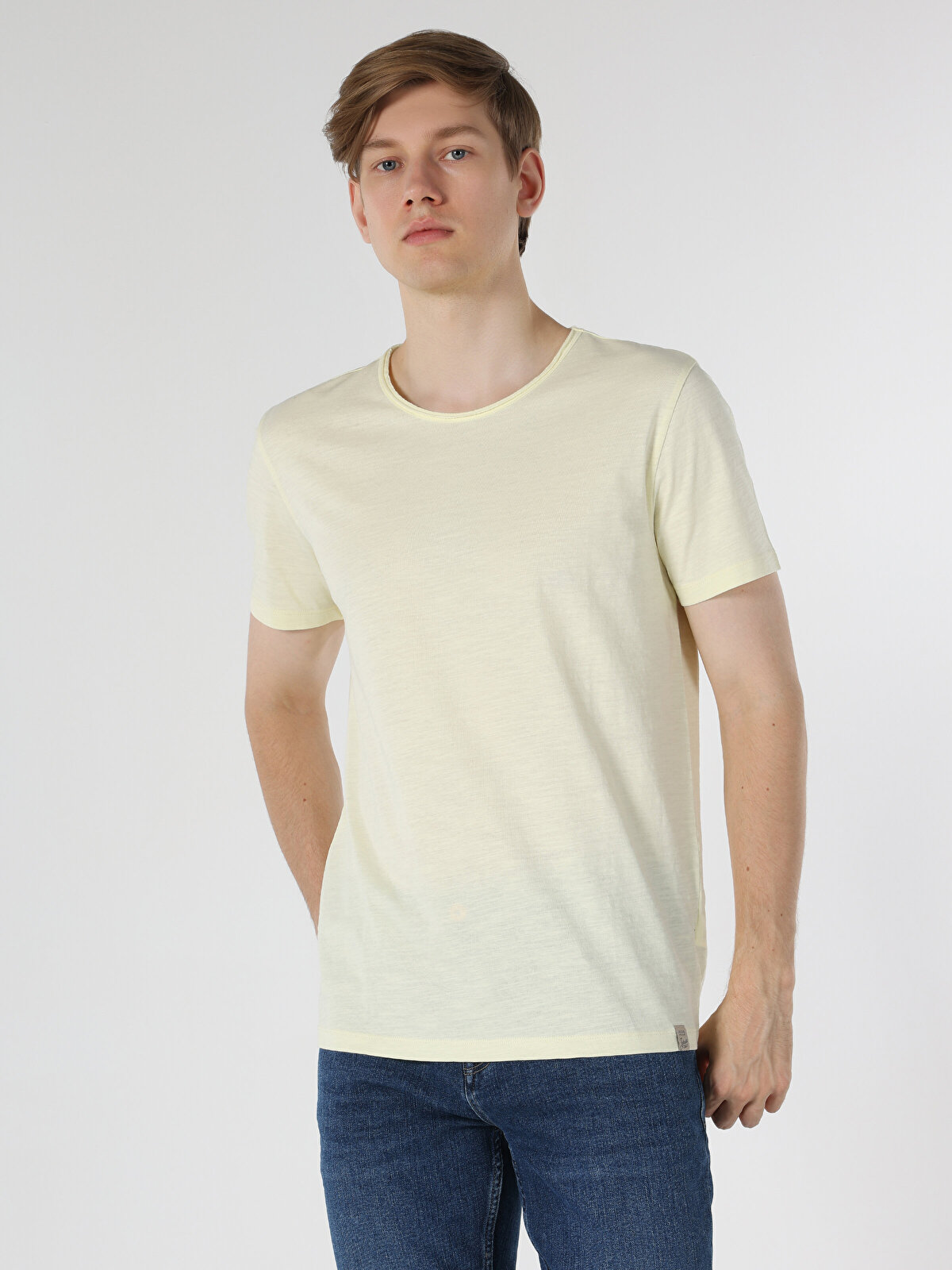 

Футболка мужская Colin's CL1058580_Q1.V1 желтая 3XL, Желтый, CL1058580_Q1.V1