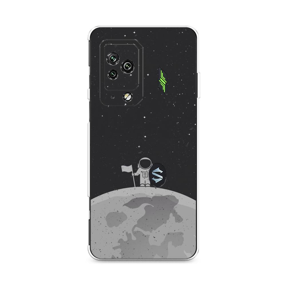 

Чехол Awog на Xiaomi Black Shark 5 Pro "Первый на Луне", Разноцветный, 314150-4