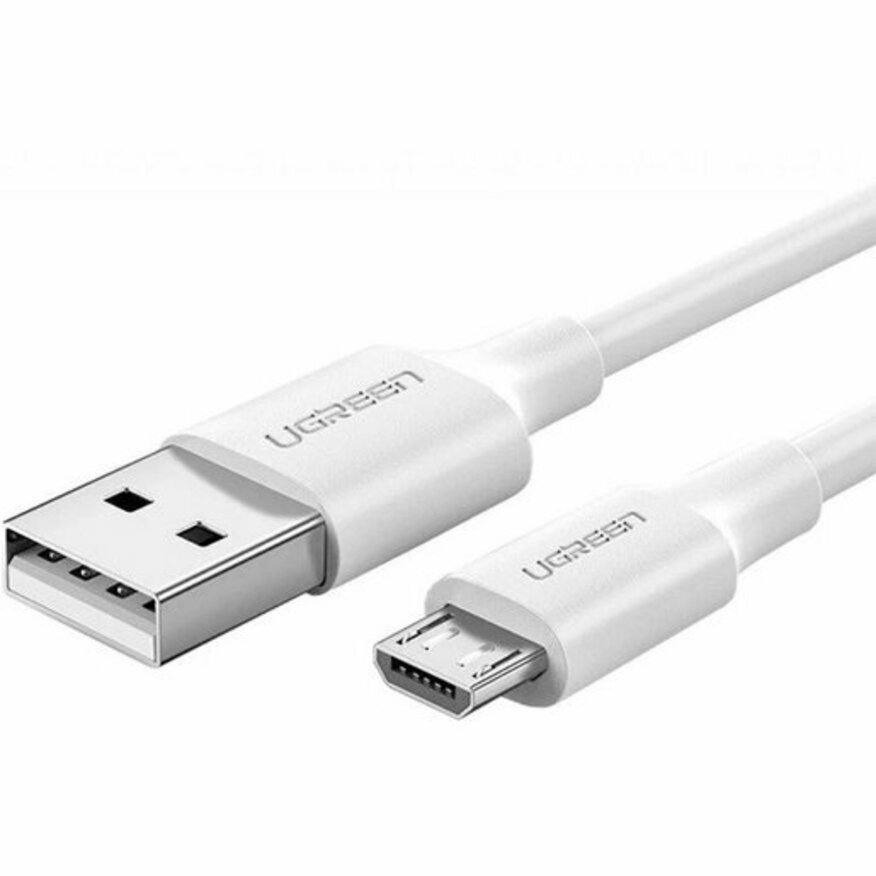 Кабель uGreen US289 60141 USB 20 A - Micro USB 1м Белый 106900₽