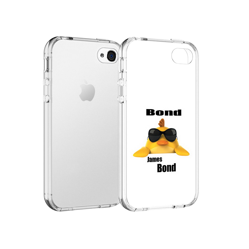 

Чехол MyPads Tocco для Apple iPhone 4 бонд, Прозрачный, Tocco