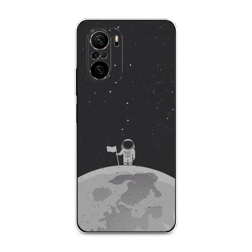 

Чехол Awog на Poco F3/Redmi K40/Mi 11i "Первый на Луне", Разноцветный, 312650-4