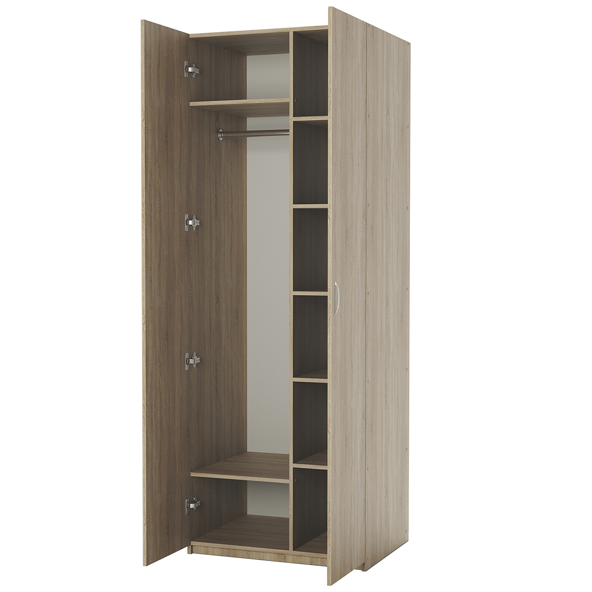 

Шкаф комбинированный ДОК-2 90х60 Дуб Сонома, Бежевый, ДОК-2