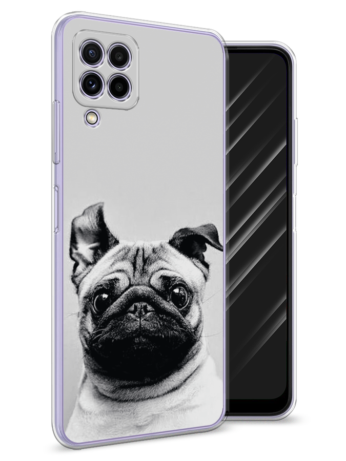 

Чехол Awog на Samsung Galaxy A22 / Самсунг A22 "Ушастый мопс", Разноцветный, 2103150-1