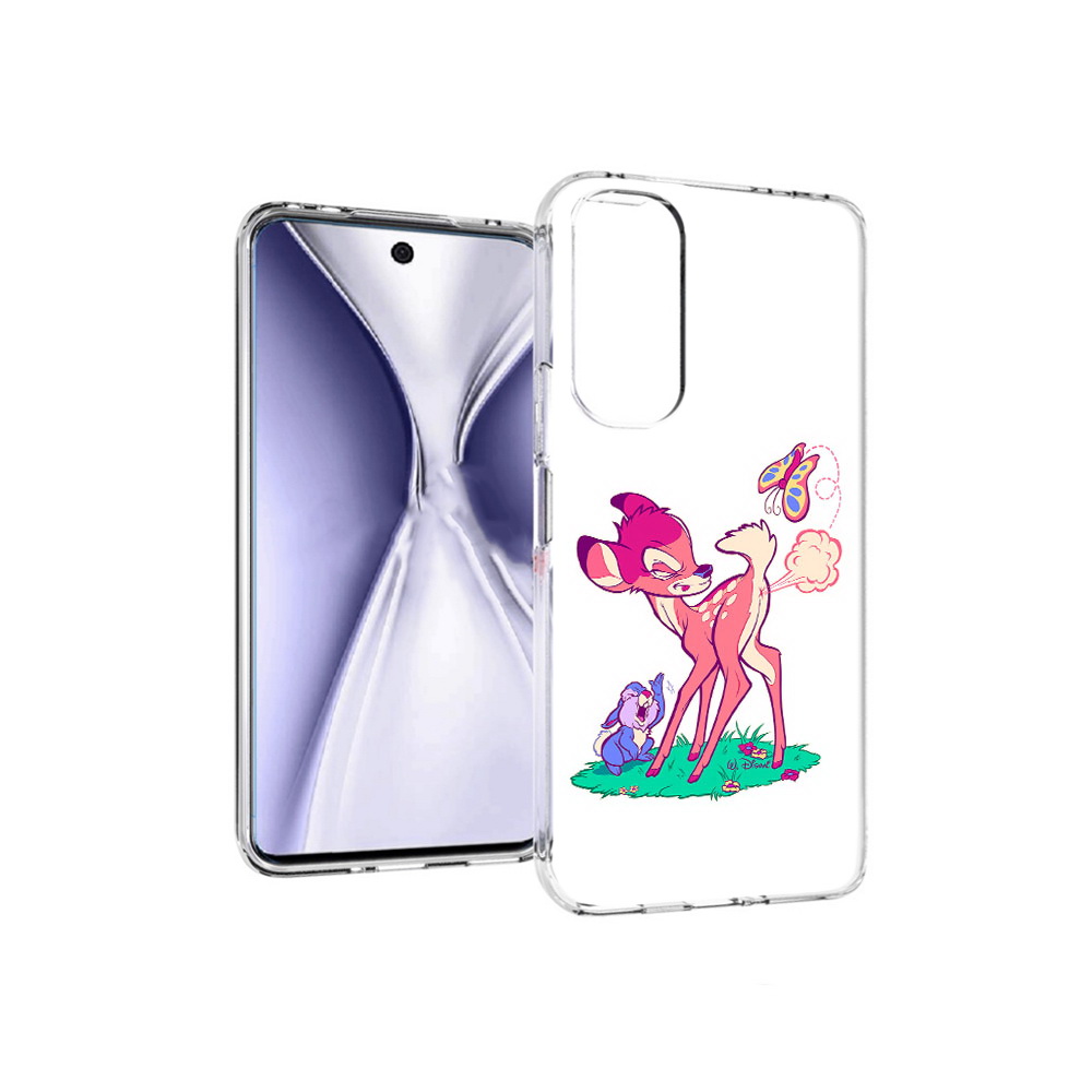 

Чехол MyPads Tocco для Huawei Honor X20 смешной олененок, Прозрачный, Tocco