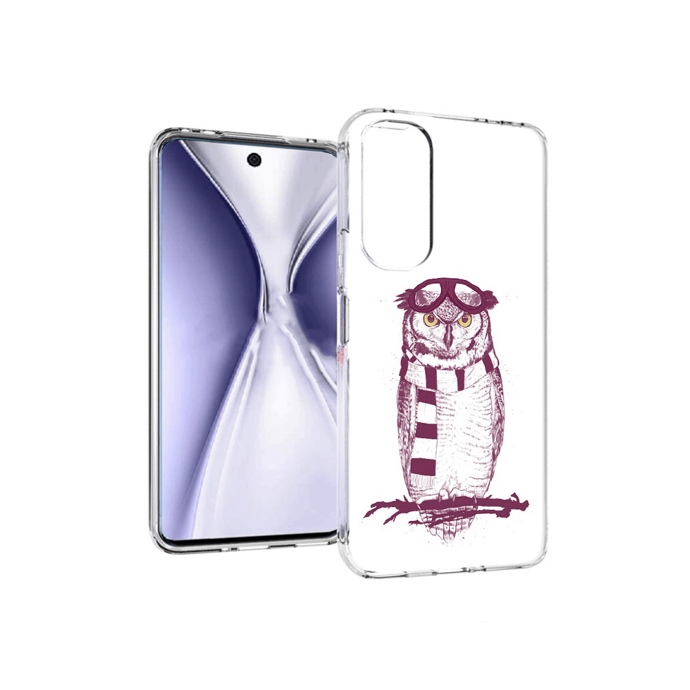 

Чехол MyPads Tocco для Huawei Honor X20 сова-летчик, Прозрачный, Tocco