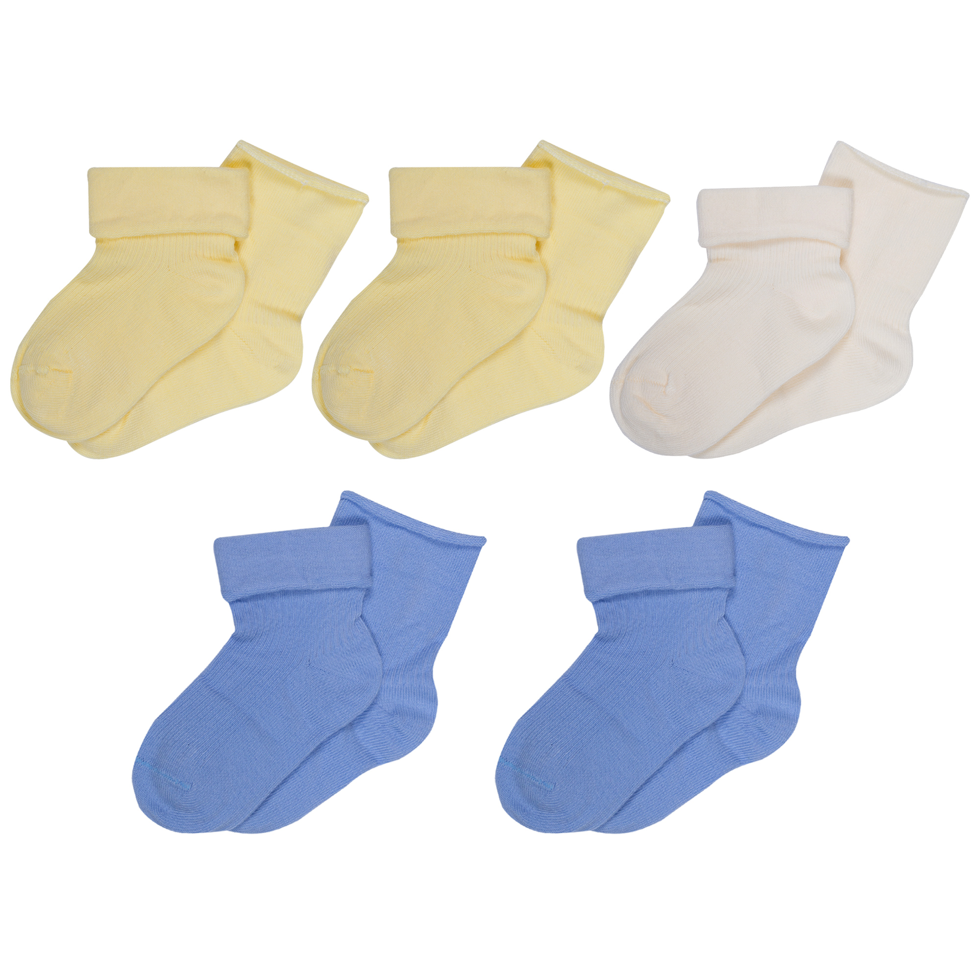 

Носки детские Rusocks 5-Д-107, желтый; бежевый; голубой, 10, 5-Д-107