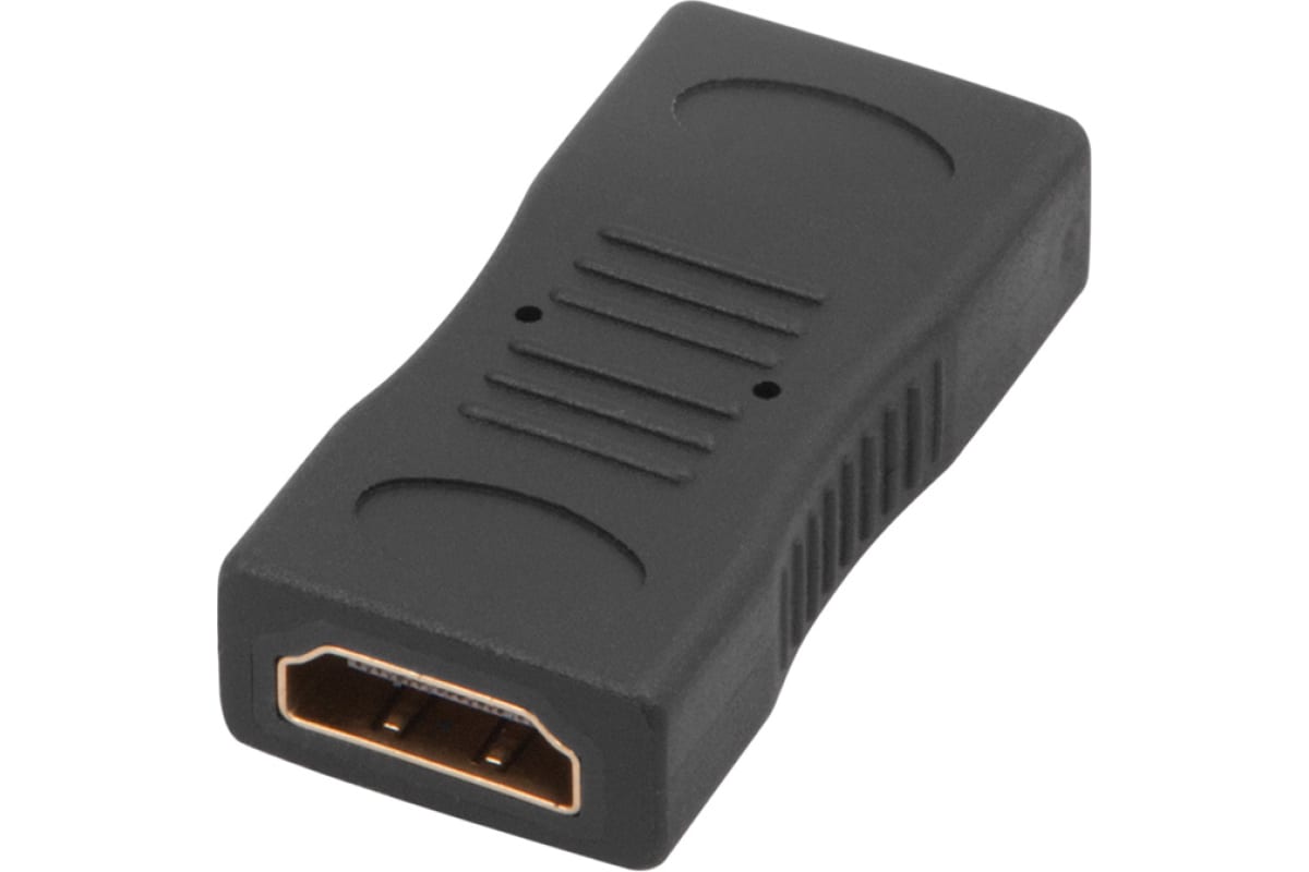 

Переходник Rexant HDMI-HDMI 17-6806 Black (22221591), Черный, 17-6806