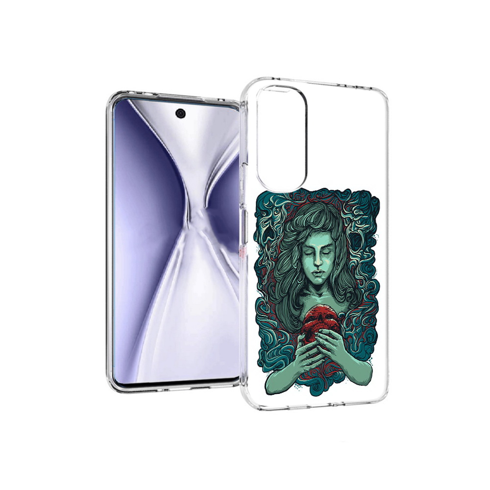 

Чехол MyPads Tocco для Huawei Honor X20 спящая девушка, Прозрачный, Tocco