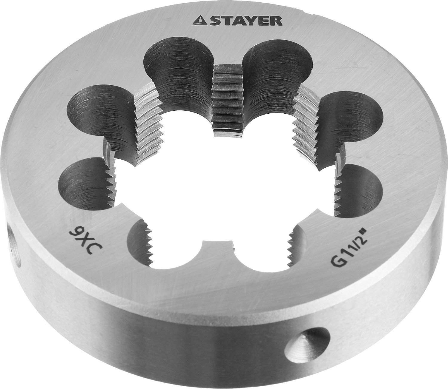 

STAYER G 1 1/2`` плашка круглая ручная, инструментальная сталь