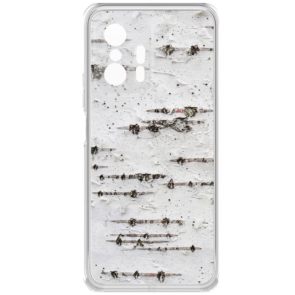 

Чехол-накладка Krutoff Clear Case Березка для Xiaomi 11T, Прозрачный