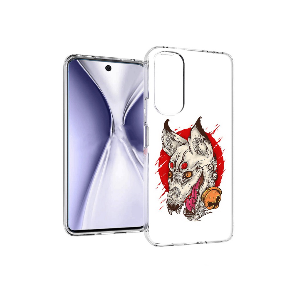 Чехол MyPads Tocco для Huawei Honor X20 страшная собака