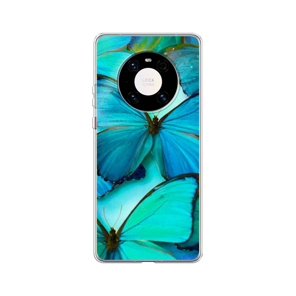 

Чехол Awog на Huawei Mate 40 Pro "Неоновые бабочки", Синий;белый, 6104450-4