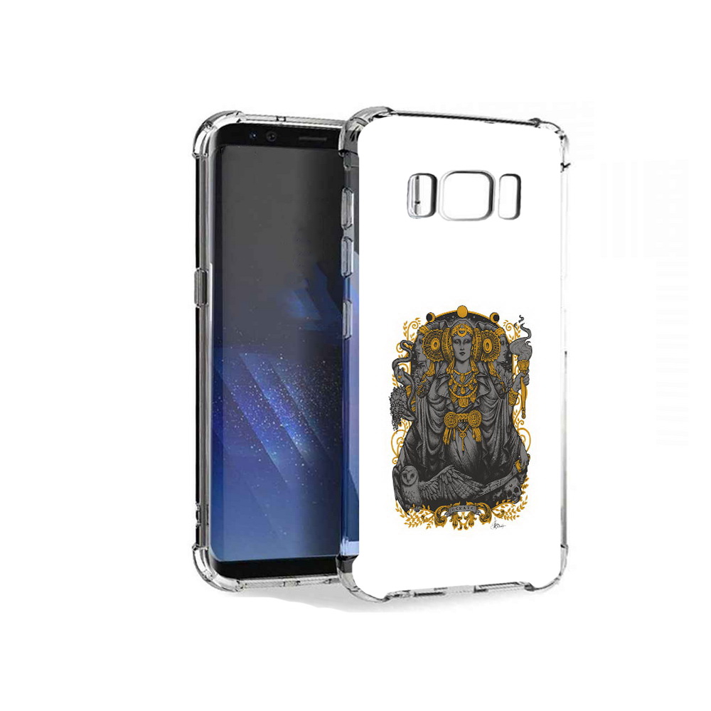 

Чехол MyPads Tocco для Samsung Galaxy S8+ божество с золотыми элементами, Tocco