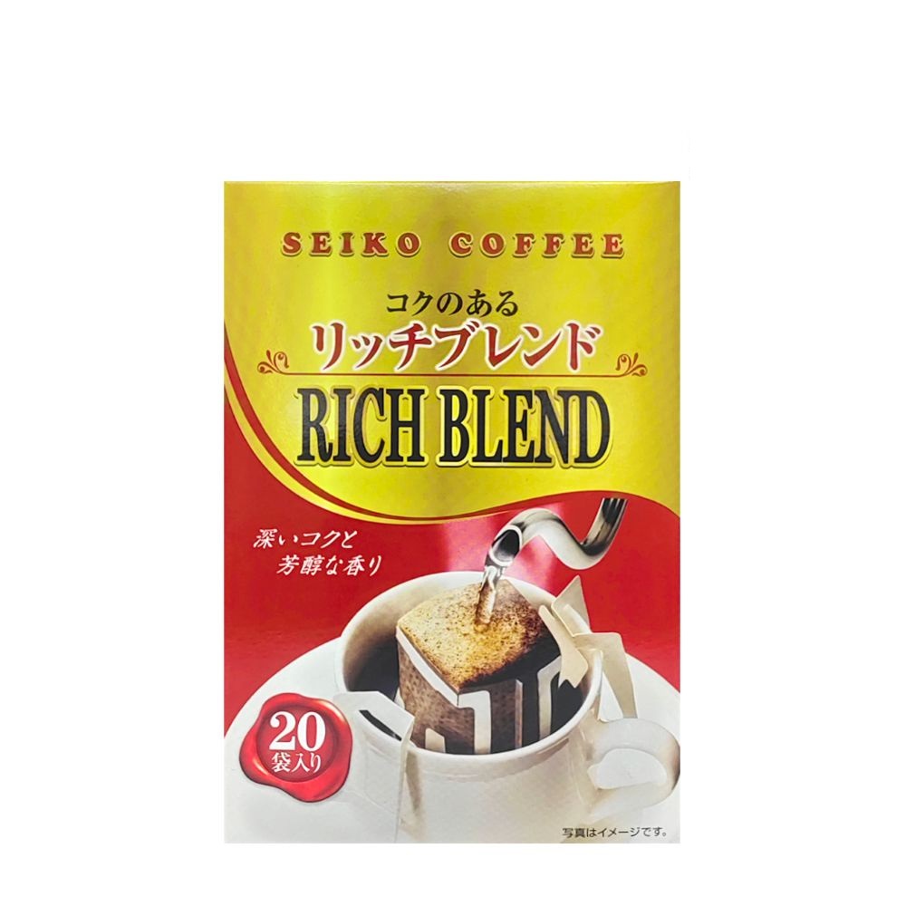 Кофе Seiko Rich blend в дрип-пакетах 6,5 г х 20 шт