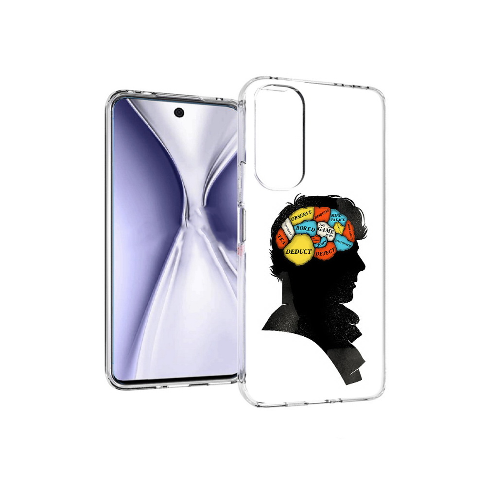 

Чехол MyPads Tocco для Huawei Honor X20 темный рисунок, Прозрачный, Tocco