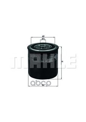 

Фильтр масляный NISSAN Almera/Primera 2.0D/Navara/Terrano I 2.4L KNECHT/MAHLE OC 140