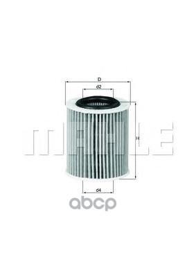 

Фильтр масляный KNECHT/MAHLE OX386D