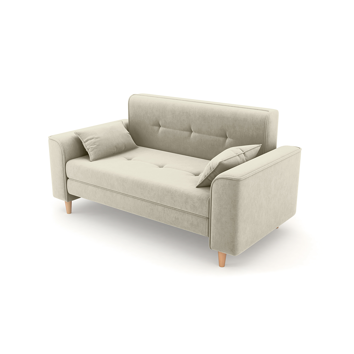 Раскладной диван Алито Твист 120х200 слоновая кость 25920₽