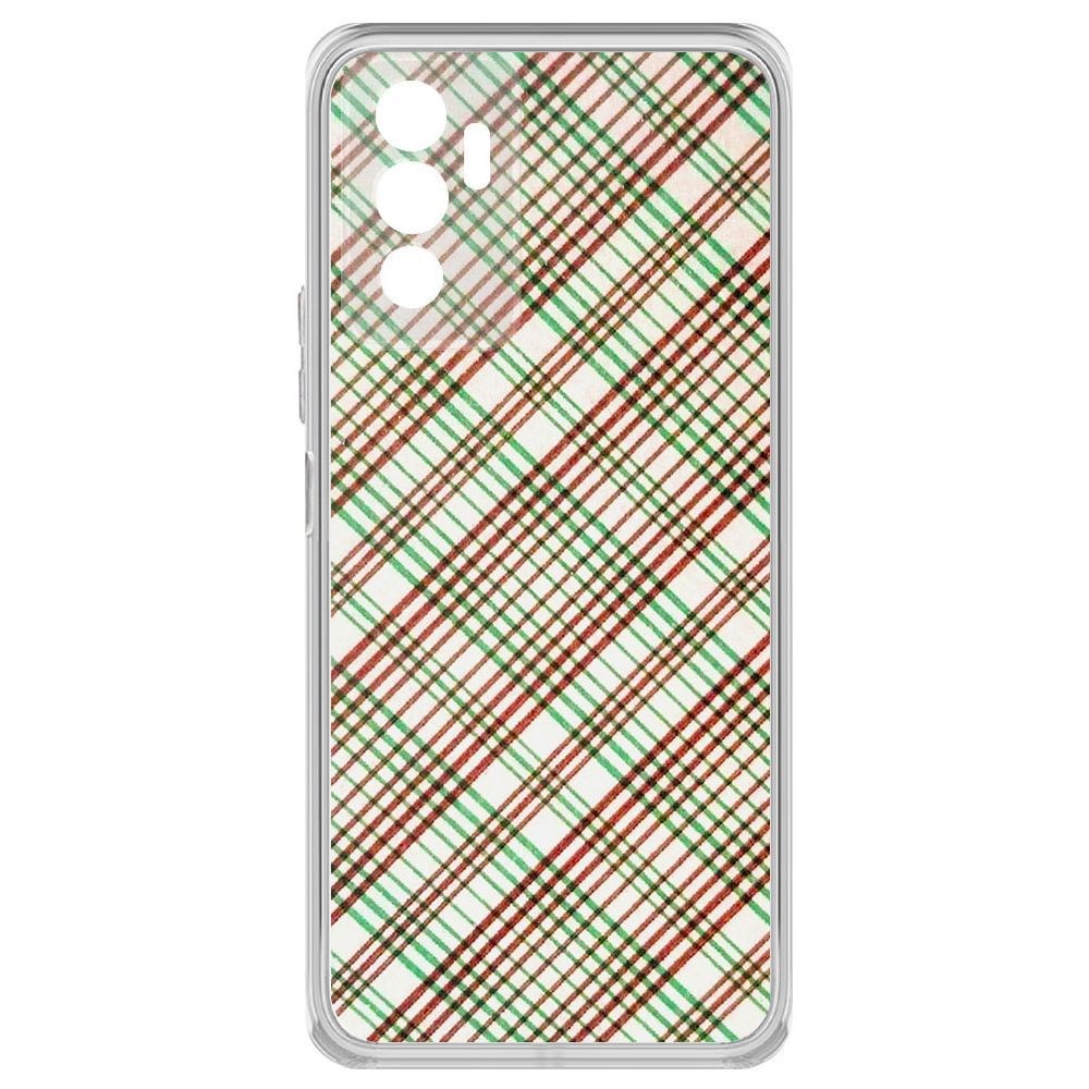 

Чехол-накладка Krutoff Clear Case Рубашка карты для Vivo V23e
