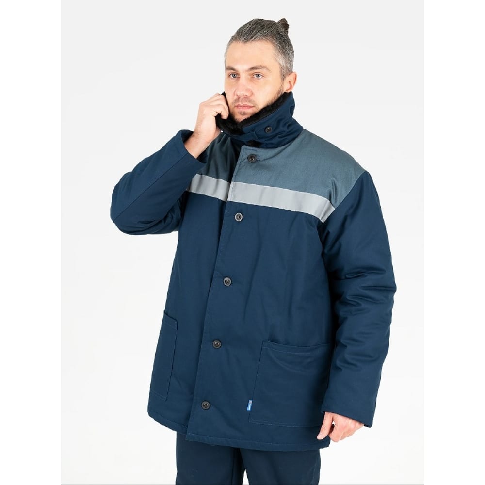 

Куртка рабочая мужская ООО ГУП Бисер 22916157 синяя 48-50, Синий, 22916157