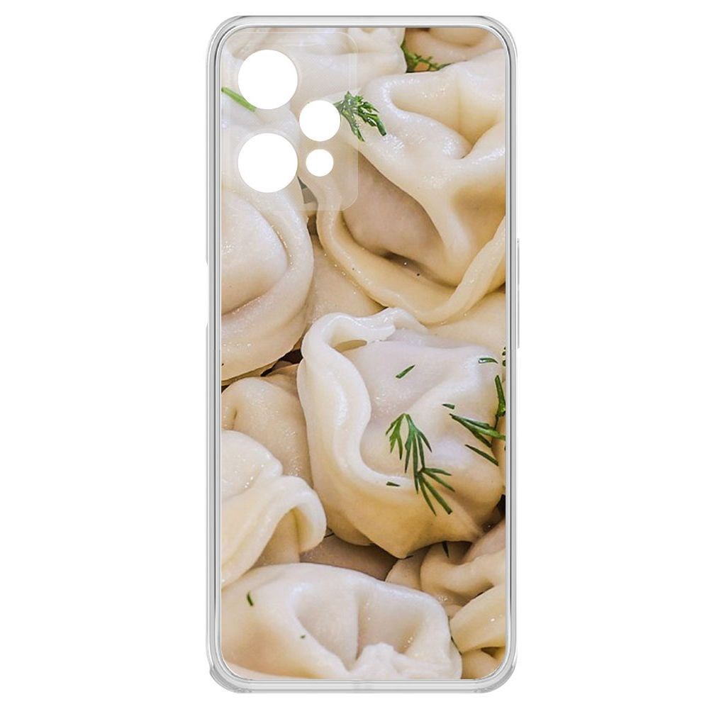

Чехол-накладка Krutoff Clear Case Пельмешки для Realme 9 Pro, Прозрачный