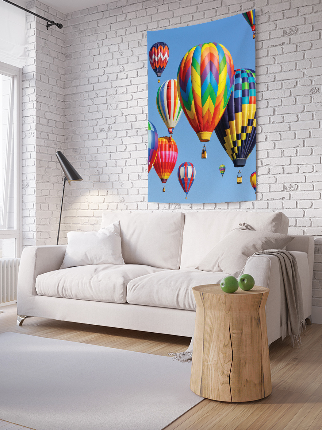

Вертикальное фотопанно на стену JoyArty Небо воздушных шаров 150x200 см, Небо воздушных шаров